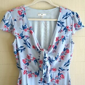 BP Floral Tie Dress Size Medium
